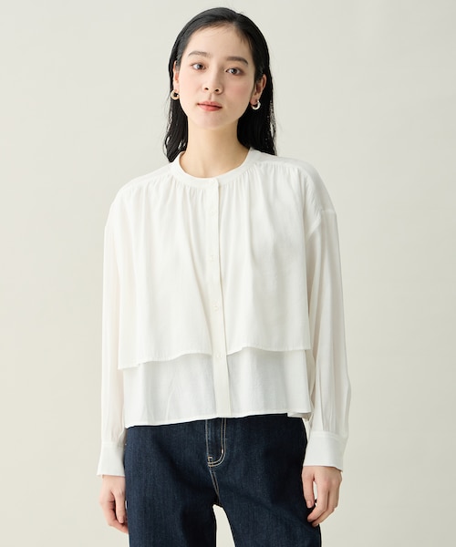 ラッフルクロップドシャツ｜エニィの通販｜&mall（アンドモール）三井