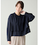 ラッフルクロップドシャツ