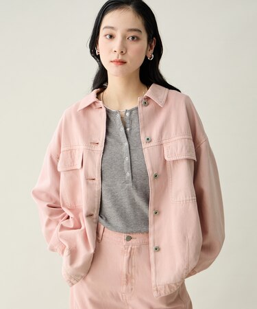 ミディデニムジャケット