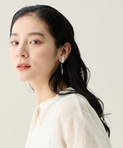 【WEB限定】パールチェーンイヤリング
