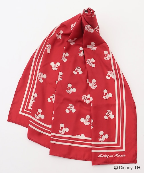 【ディズニー】ミッキーマウス/ミッキーマウス＆ミニーマウススカーフ