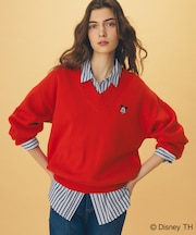 【ディズニー】ミッキーマウス／スウェットライクニット