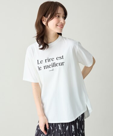 アソートロゴラウンドヘムTシャツ