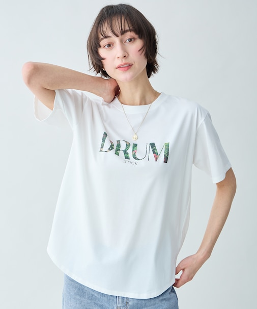 アソートロゴラウンドヘムTシャツ