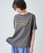 アソートロゴラウンドヘムTシャツ