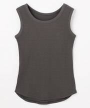 テレコラウンドヘムタンクトップ