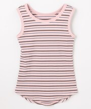 テレコラウンドヘムタンクトップ