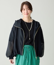 メッシュブルゾン