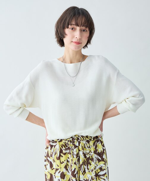 アクリルガーターニット