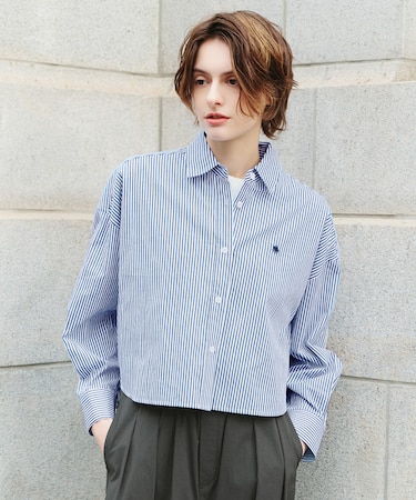 【POLO BCS別注】プレッピークロップドシャツ