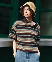 【POLO BCS別注】マルチカラー短丈ポロシャツ