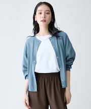 シアーワッフルカーディガン