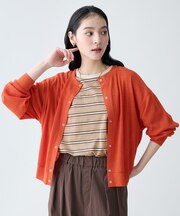 シアーワッフルカーディガン