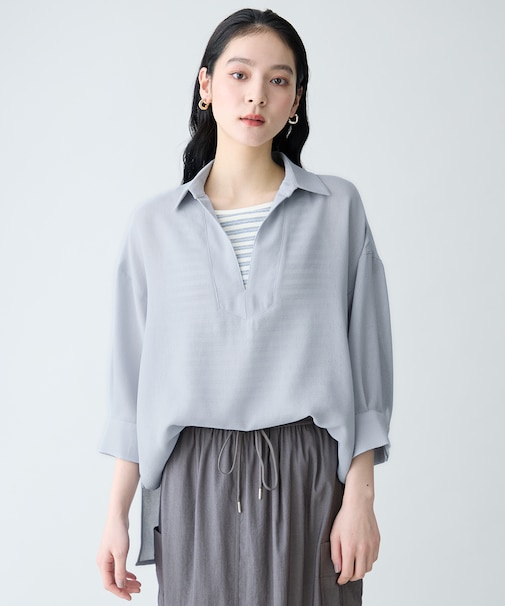 ヴィンテージメッシュスキッパーブラウス