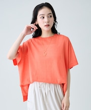 リネンブレンドボクシーニット