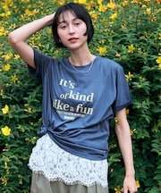 シアーネップロゴＴシャツ