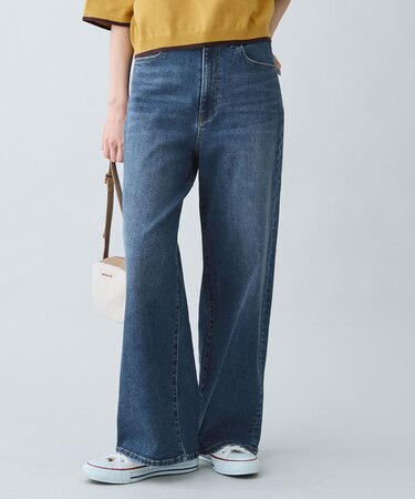 【ANY DENIM】ワイドデニムパンツ
