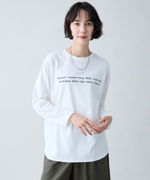 ロングスリーブロゴTシャツ
