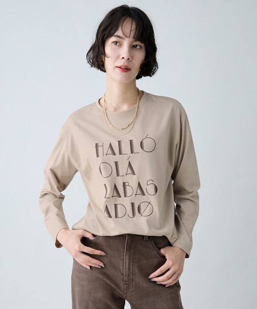 ロングスリーブロゴTシャツ