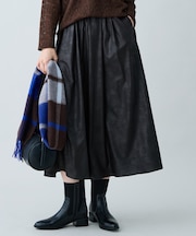レザーライクスカート
