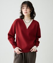 デイリーＶネックニット