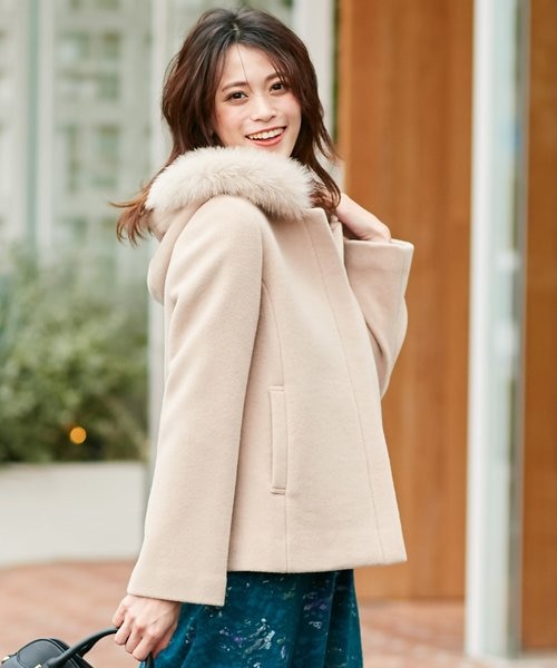 3WAY】スーペリアファインウールモッサ ショートコート｜エニィスィス