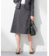 【セットアップ対応】リップルボーダー フレア スカート