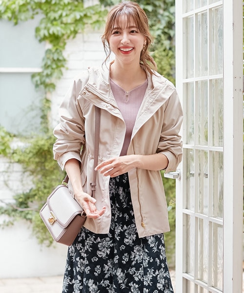 撥水加工】フーディーショート ブルゾン｜エニィスィスの通販｜&mall