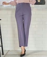 【保温性あり/洗える】サーモ 2WAYストレッチ テーパード パンツ