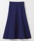 【洗える】ロングタフタフレア スカート