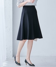 【WEB・一部店舗限定】リネンライクポリエステル スカート