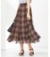 【美人百花7月号掲載】2WAYチェックチュールリバーシブル スカート