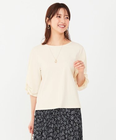 【接触冷感・UVカット】サカリバ袖ねじり プルオーバー