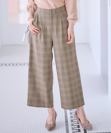 【シリーズ累計7万本突破!】サーモ2WAYストレッチ ワンタック ワイドパンツ