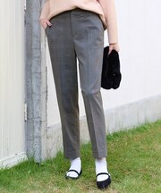 【大人百花掲載 ヨンアさん着用】シリーズ累計7万本突破！サーモ2WAYストレッチ テーパードパンツ