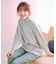 【大人百花掲載 ヨンアさん着用】ハイネックバックポイント ニット