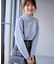 【大人百花掲載 ヨンアさん着用】ハイネックバックポイント ニット