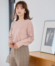 【洗える】アンゴラブレンド ニット