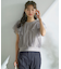 【洗える】ラッフルチュール プルオーバー