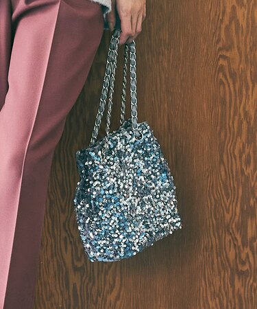 スパンコールチェーン バッグ