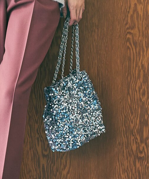 スパンコールチェーン バッグ