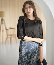 【洗える】ラメ プルオーバー