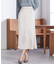 【洗える】ダルサテンナロー スカート