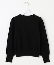 【CICA加工・選べる9色展開】スリットポイントボトルネック ニット