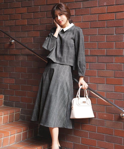 ちぃさま専用　any SiS セットアップスーツ【インナーのみ2枚販売】 ANY SIS 【2SET】ミニチェックジャガード セットアップ （千鳥