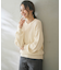 【洗える】フロントケーブルポイントアンゴラブレンド ニット