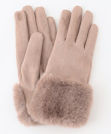 【スマートフォン対応】シャインストーン グローブ