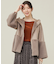 Luxuryフェイクムートン コート