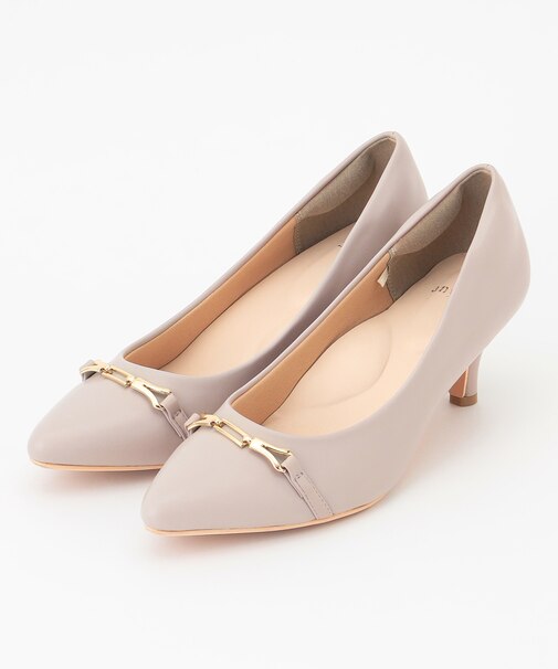 【22.5~24.5cm】メタルビットレディライク パンプス