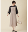 【Lily Calin】シャイニードットコンビ ドレス